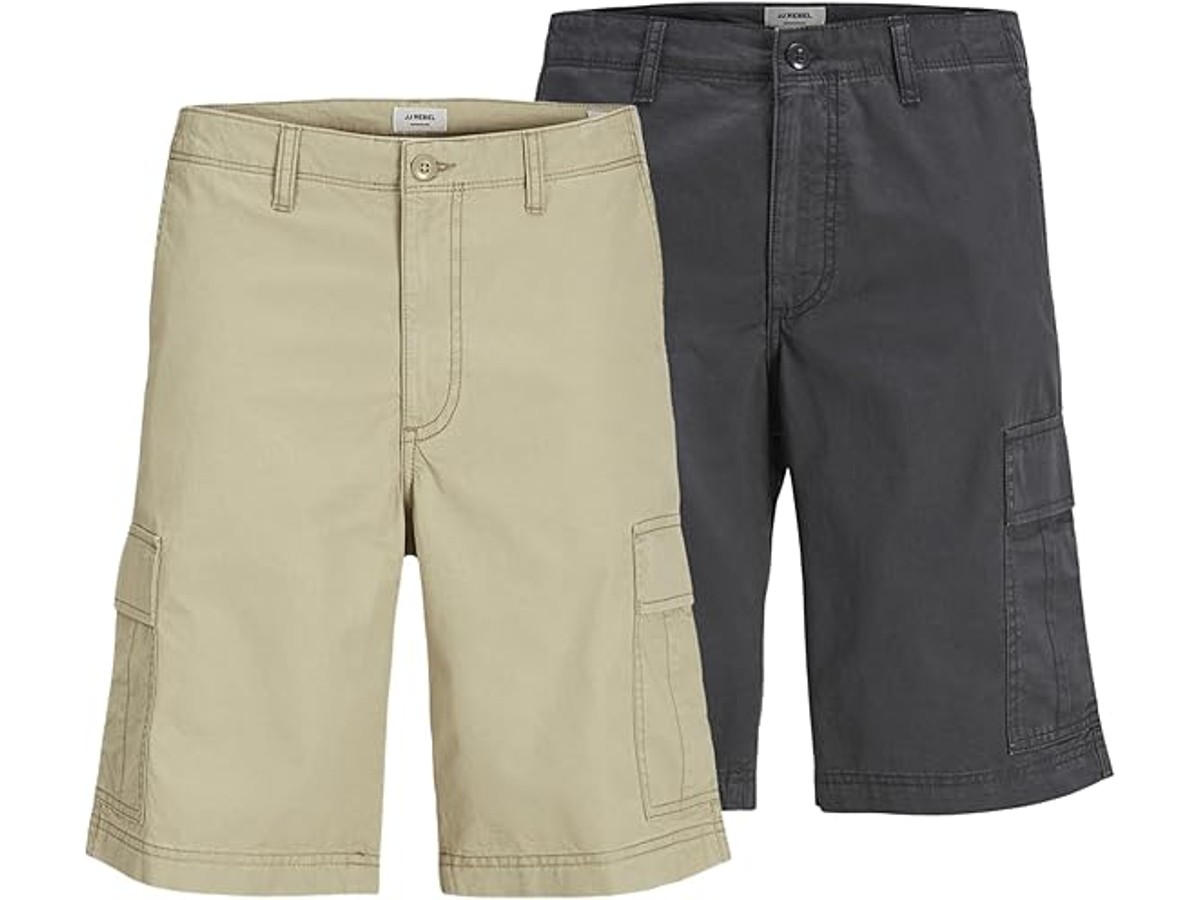 JJ REBEL Herren Jrebcarlos Rebel Cargo Short 2 Pk Mp (2er Pack)