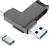 USB-Stick für iPhone 128 GB iPad Externe Speichererweiterung Photo Stick 4 in 1 USB C 3.0