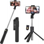 monopod Bluetooth özçekim çubuğu tripod, gritin 3’ü 1 arada uzatılabilir özçekim çubuğu Bluetooth uzaktan kumandalı