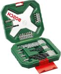 Bosch 34 adet X-Line Classic tornavida ve matkap seti (ahşap, taş ve metal, matkaplar için aksesuarlar)