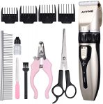 AIIYME Dog Clippers, Pet Clippers Wiederaufladbarer Hundeschneider Akku-Haustierpflege-Werkzeug