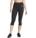 adidas Damen Tights Train Essentials 3-Stripes High-Waisted 3/4 Leggings