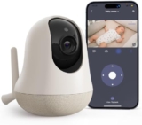 nooie Babyphone mit Kamera und App, 2K Intelligentes Babyfon, Temperaturüberwachung