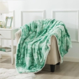 Wajade Kunstfelldecke–Sherpa Schafdecke–Comfort Luxuriöse Flauschige Kuscheldecke– 160×200cm