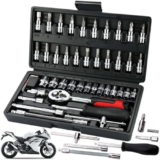 48-tlg Steckschlüsselsatz Satz, Ratschenschlüssel set