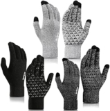 Nertpow Handschuhe Herren Winter Touchscreen 3 Pack