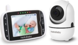 HelloBaby Babyphone mit Kamera HB65, 3,2-Zoll-Display, Baby Monitor, 360-Grad-Blickwinkel