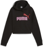 PUMA Mädchen ESS Logo Cropped Hoodie G Sweat