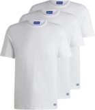 HUGO Herren BLUE3 Naolo Dreier-Pack T-Shirts aus Baumwoll-Jersey mit Logo-Details