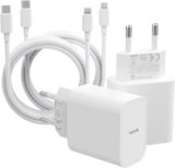ZNBTCY 2er-Pack 25W USB C Ladegerät mit iPhone Ladekabel