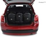 CAR Bags AUTOTASCHEN MASSTASCHEN ROLLENTASCHEN FIAT 500X 5D, 2014- KJUST