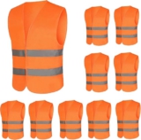 Forhome 10 Pcs Warnweste Reflektierend,