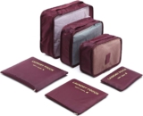 Kono Reisetasche Set 6 Teilig Koffer Organizer