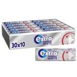 Extra Professional White, Zuckerfreier Kaugummi, Multipack mit 30×10 Dragees, Für frischen Atem
