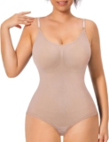 GOLD CARP Shapewear Damen Bauchweg Bodysuit Figurenformend Formende Bodys Nahtlos Body Shaper