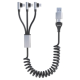 90 Grad Spiralkabel USB C auf Lightning Apple Carplay Kabel & MFi Zertifiziert
