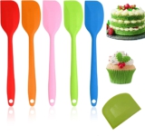 Teigschaber Silikon, Silikon Küchenhelfer, 5er-Pack