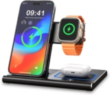 EXW Induktive Ladestation,Wireless Charger für Apple Watch Ladestation,Apple Ladestation Kompatibel mit iPhone