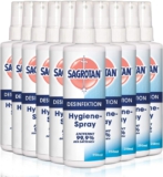 Sagrotan Hygiene Pumpspray – Desinfektionsmittel für Textilien und Oberflächen im Haushalt – 10 x 250 ml
