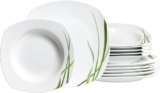 Ritzenhoff & Breker Tafelservice Gianna, 12-teilig, Porzellan, Weiß