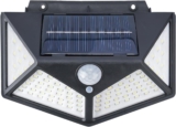 GRIFEMA Solarlampen für Außen, Solar Strahler mit Bewegungsmelder
