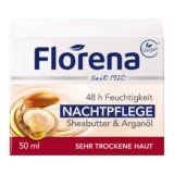 Florena Nachtcreme Sheabutter, 1er Pack (1 x 50 ml)