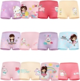JackLoveBriefs Unterhosen Mädchen Pantys Baumwolle Unterwäsche (Größe:S,Mehrfarbig 12 Pack, 2-9 Jahre)