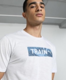 PUMA Herren Herren Graphic Tee Train T-Shirt