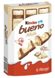 Kinder Bueno White Schokoriegel, 6 x 19.5g