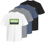 JACK&JONES JUNIOR Jungen T-Shirt (4er Pack)