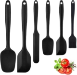Silikon Küchenhelfer, 6 Stück Silikon Spachtel
