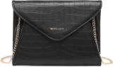Miss Lulu Clutch Damen Umschlag Abendtasche Crossbody