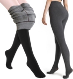 TOWINGO Thermo Leggings für Damen, 2 Stück Thermoleggings Winter