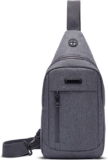TAN.TOMI Brusttasche Herren Klein, Sling Bag Herren Klein mit Kopfhörerloch