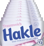 Hakle Traumweich Toilettenpapier – 72 Rollen,