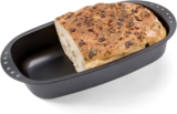 chg 6719-03 Brotbackform, antihaftbeschichtet, anthrazit/metallic, 37 x 20 x 7 cm