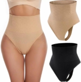 YANINEE 2 Stück Bauchweg Tanga Damen, Bauch Weg