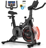 CHAOKE Heimtrainer Fahrrad mit App, 2025 Leiser Hometrainer mit Magnetwiderstand, Verstellbarem Sitz und Griff