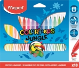 Maped 845421 Fasermaler COLOR’PEPS Jungle, 18er Kartonetui