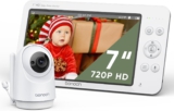 bonoch 7 Zoll Babyphone mit Kamera, 720P HD 6000mAh Akku Video Babyphon