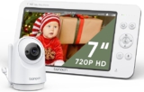 bonoch 7 Zoll Babyphone mit Kamera, 720P HD 6000mAh Akku Video Babyphon,