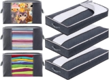 Withosent 6 Stück Unterbettkommode Aufbewahrungstasche