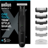 Braun Series X Barttrimmer/ Bodygroomer / Elektrorasierer Herren / Haarschneidemaschine Profi