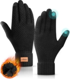 DOVAVA Handschuhe Fingerlos Herren Damen,Winterhandschuhe Touchscreen