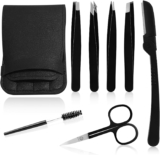 7-teiliges Pinzette Set Edelstahl, Präzisions-Pinzettenset