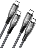 USB C Kabel 60W USB C auf USB C Kabel [2M+2M 2Stück] PD 3.0 Schnellladekabel