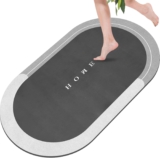 iRenXiao Super Absorbent Floor Mat,Badezimmerteppich