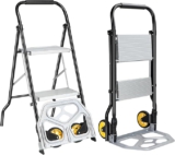 POWSTR 2-in-1 Klappsackwagen und 2-stufige Klappleiter,