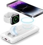 VRURC 10000mAh Powerbank Magnetische kabelloses Power Bank