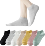 ZOCONE 7 Paar Sneaker Socken Damen